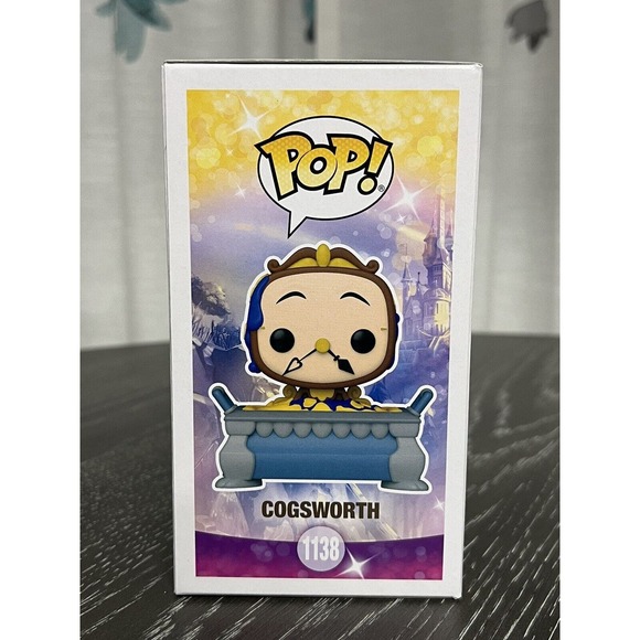 Funko Pop Cogsworth Beauty and the Beast #1138 Funko Shop Exclusive - Picture 4 of 7